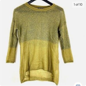 Eileen fisher size S green mohair pullover